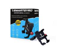 Soporte de teléfono aluminio CNC para patinete eléctrico, ancho ajustable, 6 garras, 3.5-7 pulgadas