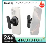 Soporte de teléfono Compatible con MagSafe SmallRig para traje de grabación de gimnasio para dispositivos iPhone y Android 360 ° Compacto Ajustable 5460 Phone Mount