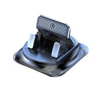 Soporte de teléfono con bloqueo automático para salpicadero con fuerte base de absorción para una rotación segura de 360 grados y soportes universales para el salpicadero de tu coche