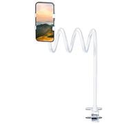 Soporte de teléfono con cuello de ajustable, soporte flexible para | Abrazadera de montaje para teléfono, tableta, escritorio, pared, sofá, cabecero, silla reclinable, bicicleta, dormitorio