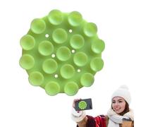 Soporte de teléfono con para coche, soporte para teléfono celular, soporte de espejo de silicona, de montaje adhesivo, ventana de coche, ducha de espejo, manos libres