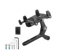 Soporte de teléfono de aluminio específico para bicicleta de carretera con fijación de perno para teléfonos inteligentes de 4.7 a 7 pulgadas, sin obstrucción de puerto (A: 90 grados)