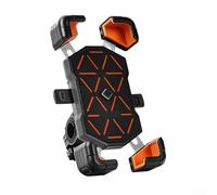 Soporte de teléfono de bicicleta de cuatro garras, soporte de navegación estable antivibración, accesorio de bicicleta de fácil instalación para un montaje seguro del smartphone (A)