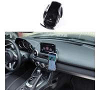 Soporte de teléfono de coche para Mazda MX-5 ND 2016-2024, rejilla de ventilación central, lado derecho, giratorio, soporte fijo para teléfono móvil para coche, apto para iPhone, Android y smartphones