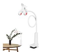 Soporte De Teléfono De Cuello - Soporte De Pared Móvil | Soporte De Teléfono Ajustable, Clip De Montaje De Teléfonos Móviles, Brazo Largo Flexible, Soporte Elevado Para L