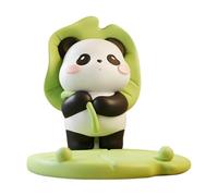 Soporte de teléfono de escritorio de resina, soporte para figuras pequeñas de panda, soportes para teléfono de animales de dibujos animados con base estable, soporte de resina resistente, soporte para