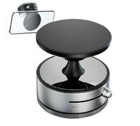 Soporte de teléfono de escritorio: magnético con succión, giratorio, soporte compacto | Agarre de 360 ° con fuerte adherencia, automóvil universal, refrigerador, tablero, banco, viaje