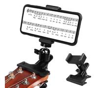 Soporte De Teléfono De Guitarra: Abrazadera De Cabezal Que No Es SLIP, Accesorio Seguro Para Teléfonos Inteligentes | Monte Del Soporte Del Teléfono De Guitarra Portátil, Ayuda De Grabación De Transmi