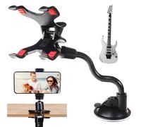 Soporte De Teléfono De Guitarra Acústica: Soporte De Clip De Teléfonos Inteligentes Ajustables, Soporte De Teléfono De Bajo Ukulele | Soporte Portátil Para Músicos Que Tocan La Preparación De La Guita