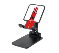Soporte de teléfono de la bandera de Gibraltar, soporte ajustable para teléfono de escritorio para iPhone, teléfonos celulares y tabletas, portátil, diseño plegable