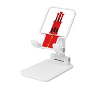 Soporte de teléfono de la bandera de Gibraltar, soporte ajustable para teléfono de escritorio para iPhone, teléfonos celulares y tabletas, portátil, diseño plegable