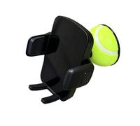 Soporte de teléfono de práctica para ver vallas deportivas y revisión de formularios, soporte para teléfono con diseño de bola de montaje trasero, valla de tenis, soporte deportivo, cadena de