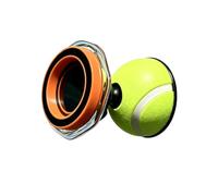 Soporte de teléfono de práctica para ver vallas deportivas y revisión de formularios, soporte para teléfono con diseño de bola de montaje trasero, valla de tenis, soporte deportivo, cadena de