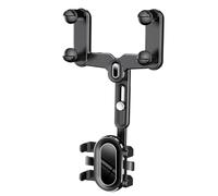 Soporte De Teléfono Del Coche De 360 Grados Espejo De Regreso, Soporte Del Teléfono Del Espejo - Espejo Del Teléfono De La Volver 360 Espejo Giratorio Del Teléfono Del Coche Del Coche Soporte Del