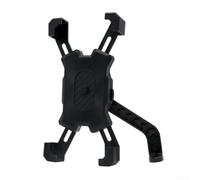 Soporte de teléfono eléctrico para motocicleta con soporte de rotación completa de 360 grados y opciones de montaje seguro para manillar y espejos retrovisores (espejo retrovisor B)
