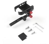 Soporte de teléfono específico para bicicleta de carretera con montaje integrado en el manillar, cuerpo de aleación de aluminio, se adapta a teléfonos de 4.7 a 7 pulgadas, incluyendo espaciador y