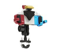 Soporte de teléfono genérico para motocicleta, soporte de teléfono para moto | de bicicleta giratoria de 360 grados, pinza de manillar, para Smartphone de 4,7 a 7 pulgadas, clip de telep