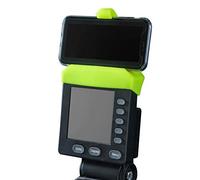 Soporte de teléfono hecho para máquina de remo compatible con PM5 monitores, Rower, SkiErg y BikeErg PM5 - Productos de fitness de silicona, Amarillo