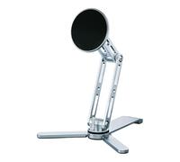 Soporte de teléfono magnético genérico, rotación de 360 grados, diseño compacto, fuerte magnético agarre, perfecto para viajes Selfies Delivery Drivers RV Long Trip Gold Taking Photos, 4,49 x 2,28 x