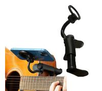 Soporte de Teléfono Magnético Para Guitarra, Montura Universal Para Smartphone con Brazo Ajustable y Rotación 360°, Para Ukelele, Música Digital, Videos Didácticos, Transmisiones en Vivo y Grabaciones