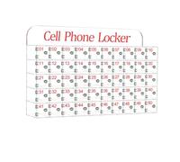 Soporte de teléfono montado en la pared con 60 ranuras, soporte para teléfono para aula y gimnasio, estación de carga portátil, diseño que ahorra espacio y solución de almacenamiento elegante