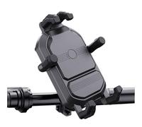 Soporte de teléfono - Monte del teléfono celular de motocicletas | Soporte de teléfonos móviles antirrobo | Abrazadera de montaje que absorbe el choque la abrazadera ajustable para scooters ATV DIRTBi