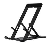 Soporte De Teléfono Móvil - 6.8x11x14cm Soporte De Escritorio Plegable De La Aleación De Aluminio | 5 Niveles Ángulo Ángulo Ajustable Soporte De La Tableta, Plegable Handles Hands Tablet Cradle Para,