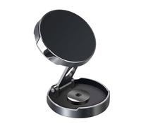 Soporte de teléfono móvil Auto ético - Dash Mount 360 grados, imán fuerte, perspectiva ajustable, plegable, robusto, diseño moderno | Soporte de teléfono para el salpicadero del coche SUV