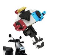 Soporte de teléfono móvil genérico para motocicleta, soporte de teléfono móvil para motocicleta, soporte de bicicleta giratorio de 360 grados, pinza de manillar | clip para Scooter, soporte teleph
