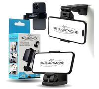 Soporte de teléfono móvil para avión, coche y tren The flightmode - 360 grados giratorio y plegable - Soporte compacto para smartphone para viajes - Sujeción estable - Dispositivo de viaje - Soporte