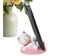 Soporte de teléfono móvil para Catoon Cat genérico, soporte de escritorio animal lindo, soporte para smartphone estable sin deslizamiento; pantalla divertida, celda portátil para mesa, decoración