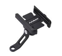 Soporte De Teléfono Móvil para Motocicleta, Soporte De Montaje De Navegación GPS para NMAX 155 NMAX 125 N-MAX 150 N-MAX 155(Black- -B)