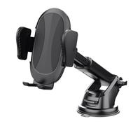 Soporte de Teléfono Móvil para Nissan Leaf 2011-2017, 2 in 1 Suporte Telemovel Carro para Parabrisas/Salpicadero/Ventilación de Aire,A