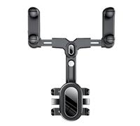 Soporte de teléfono para coche, 360° giratorio, montaje de espejo anti-Shake retráctil, 5,91 x 9,84 x 3,23 pulgadas Adjustable Cellphone Holder, Hands- Navigation Assistant