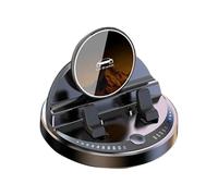 Soporte de teléfono para coche, sensor inteligente de rotación 360°, soporte de coche, antideslizante, cargador inalámbrico de 15 W, antideslizante para tableta y navegación para viajeros y viajes