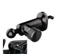Soporte de teléfono para coche, soporte universal para ventilador con gancho alargado, giratorio de 360 grados ajustable con brazo de gancho alargado para navegación en salpicadero de Voit