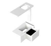 Soporte de teléfono para escáner de tarjetas coleccionables de 7.1 x 9 x 7.2 pulgadas, soporte para escaneo de tarjetas MTG, funda estándar, material de impresión 3D, soporte de escáner mejorado para
