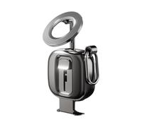 Soporte de teléfono para escritorio, soporte magnético giratorio de 360 grados, soporte portátil de viaje, 2.75 x 2.75 x 1.1 pulgadas, soporte plegable antideslizante para celdas | para el hogar
