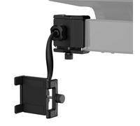 Soporte de teléfono para espejo retrovisor | Soporte giratorio 360° para coche | Fijación portátil para salpicadero SUV camión motocicleta, conducción exterior y navegación