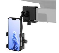 Soporte de teléfono para espejo retrovisor | Soporte giratorio 360° para coche | Fijación portátil para salpicadero SUV camión moto | Conducción exterior y navegación