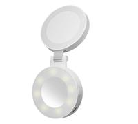 Soporte de teléfono para fotografía, luz LED de relleno ligero para influencers de redes sociales, bloggers, viajes, equipo esencial de iluminación de vlogs