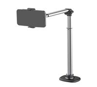 Soporte de teléfono para grabación de video, soporte de trípode , soporte de escritorio de aluminio giratorio de 360 grados, para cursos de fotografía, exhibición de documentos, herramienta