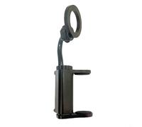 Soporte de teléfono para guitarra y ukelele, soporte ajustable para instrumentos con posicionamiento de ángulo seguro, ideal para enseñar lecciones de música, transmisión en vivo y lectura digital de