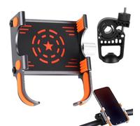Soporte de teléfono para manubrio, soporte de teléfono con abrazadera para manillar, soporte ajustable para smartphone, bloqueo seguro de alta velocidad, accesorios de ciclismo para scooter eléctrico