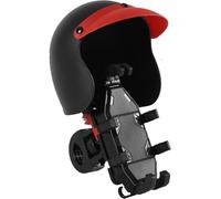 Soporte de teléfono para moto - Pince antivibración avec conception rigide, mobile pour une prise en main sûre, soporte réglable avec une forte stabilité, de guidon pour les cycliste