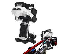 Soporte de teléfono para moto, soporte de teléfono para bicicleta | Soporte de teléfono para scooter - Clip de cuna de manillar de Scooter, soporte ajustable con sombrero de sol para manillar de