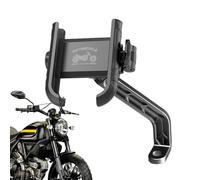 Soporte de teléfono para motocicleta, abrazadera giratoria antigolpes, soporte para teléfono celular, para patinete eléctrico, para viajes, deportes, carreras, escuchar música, navegación