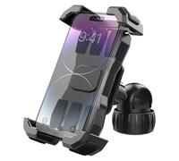 Soporte de teléfono para motocicleta, soporte antirrobo para teléfono de motocicleta, soporte para teléfono de manillar, soporte giratorio de 360 grados, soporte para teléfono celular para motocicleta