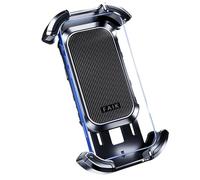 Soporte de teléfono para motocicleta, soporte de teléfono móvil para moto | Pinza de teléfono móvil para manillar - Soporte de teléfono móvil manos libres giratorio de 360 °, anti-sacudida, Instalar