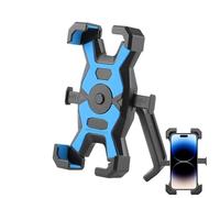 Soporte de teléfono para motocicleta, soporte para teléfono de bicicleta de montaña, soporte giratorio para motocicleta, abrazadera de celda para manillar, clip para patinete para teléfonos